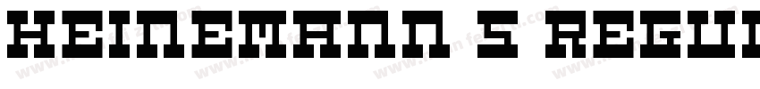 Heinemann 5 Regular字体转换